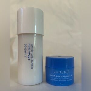 LANEIGE Cream Skin Refiner & Water Sleeping Mask